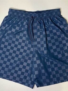 Boys Husky Size XL 14-16 Athletic Works Navy Elastic Waist Athletic Shorts